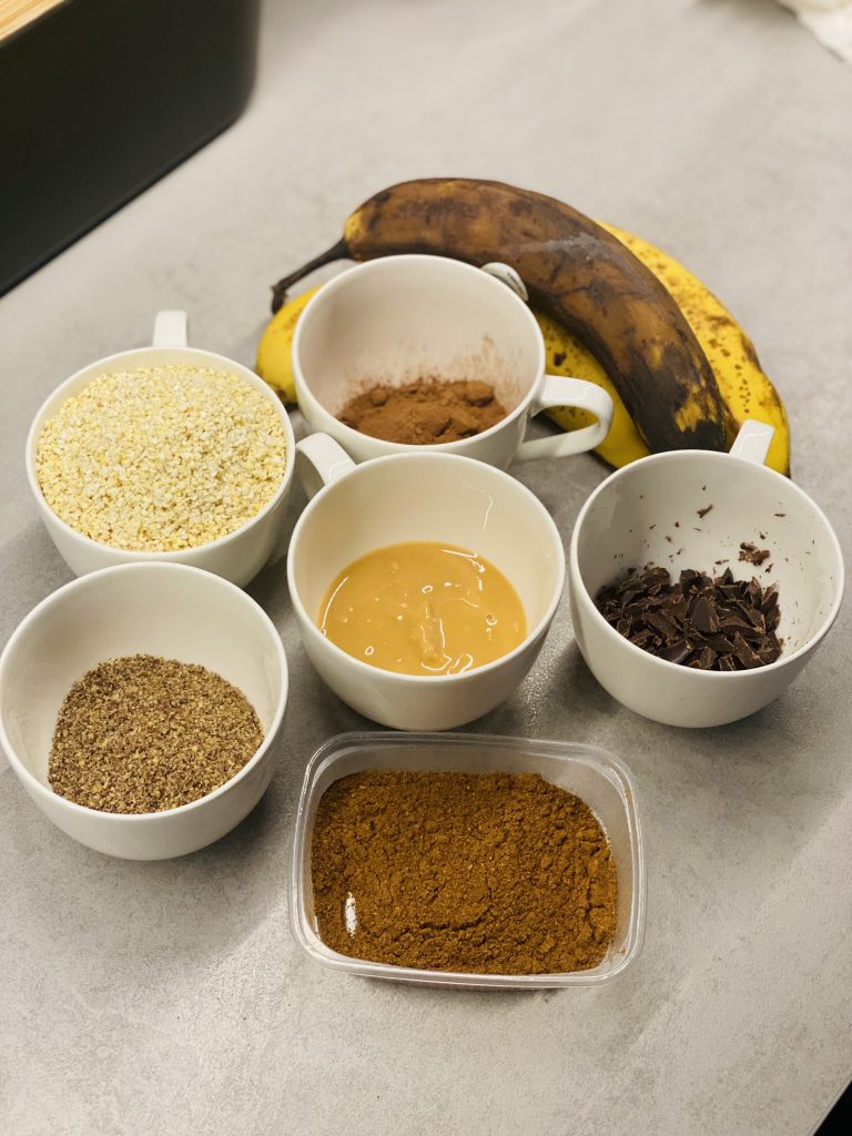 Zutaten Manels zuckerfreie Bananen-Schokoladenkekse